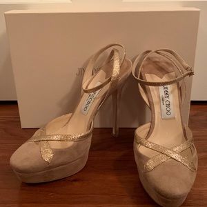 Jimmy Choo Quake Round Toe Heels